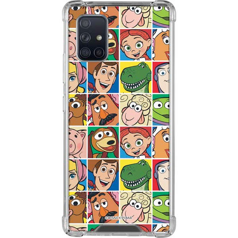 Disney Toy Story Characters Collage faces Galaxy A71 5G Clear Case