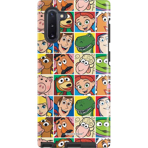 Disney Toy Story Characters Collage faces Galaxy Note 10 Pro Case