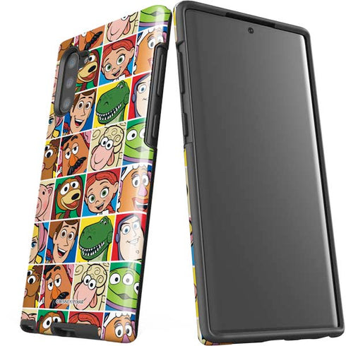 Disney Toy Story Characters Collage faces Galaxy Note 10 Pro Case