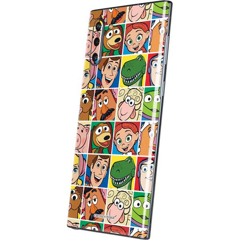 Disney Toy Story Characters Collage faces Galaxy Note 10 Skin