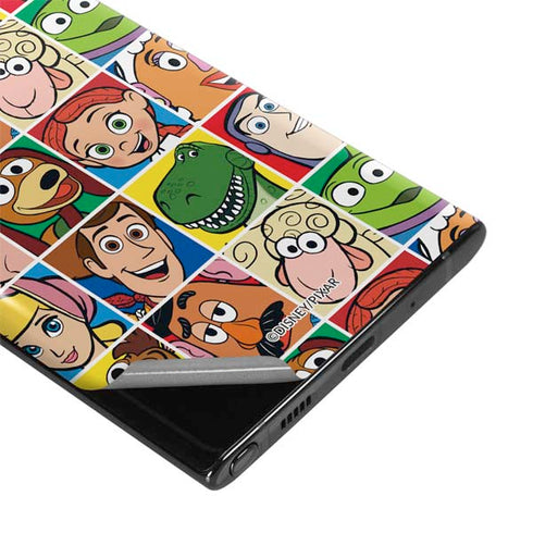 Disney Toy Story Characters Collage faces Galaxy Note 10 Skin