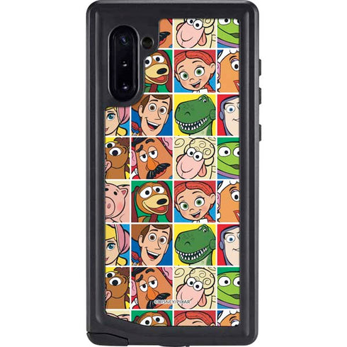 Disney Toy Story Characters Collage faces Galaxy Note 10 Waterproof Case