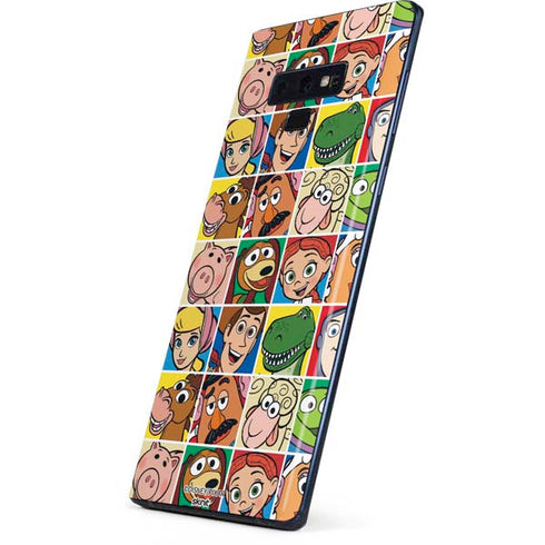 Disney Toy Story Characters Collage faces Galaxy Note 9 Skin
