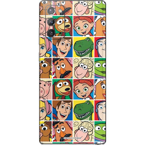 Disney Toy Story Characters Collage faces Galaxy Note20 5G Skin