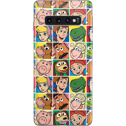 Disney Toy Story Characters Collage faces Galaxy S10 Skin