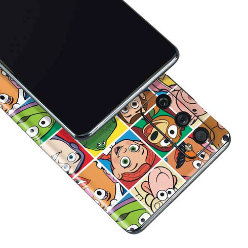 Disney Toy Story Characters Collage faces Galaxy S20 Fan Edition Skin