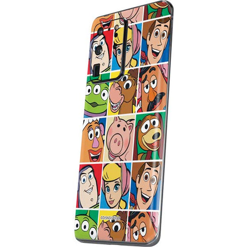 Disney Toy Story Characters Collage faces Galaxy S20 Ultra 5G Skin