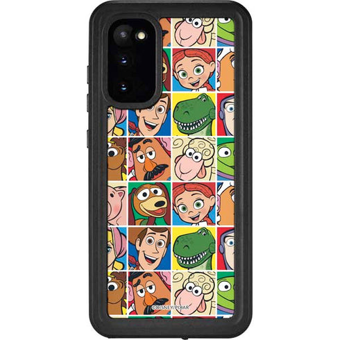 Disney Toy Story Characters Collage faces Galaxy S20 Waterproof Case