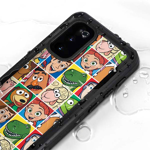 Disney Toy Story Characters Collage faces Galaxy S20 Waterproof Case