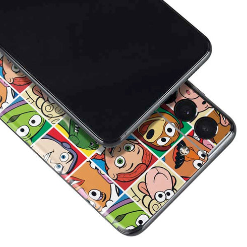 Disney Toy Story Characters Collage faces Galaxy S21 5G Skin