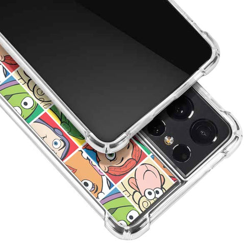 Disney Toy Story Characters Collage faces Galaxy S21 Ultra 5G Clear Case