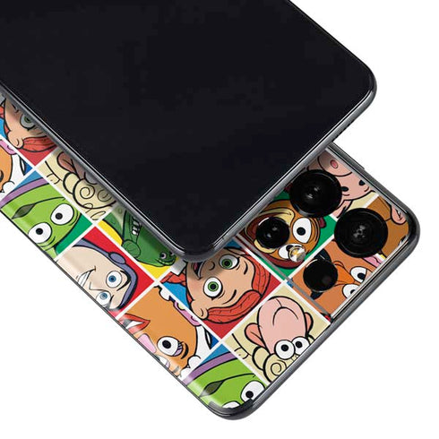 Disney Toy Story Characters Collage faces Galaxy S21 Ultra 5G Skin