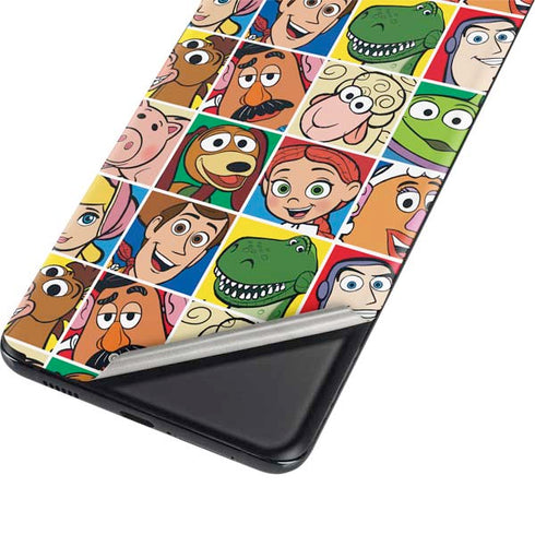 Disney Toy Story Characters Collage faces Galaxy S21 Ultra 5G Skin