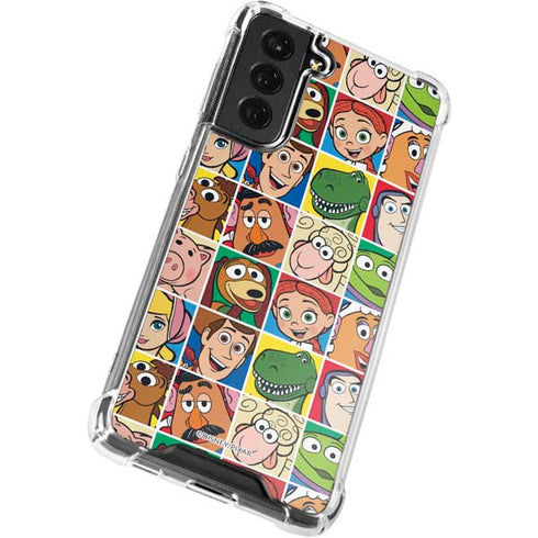 Disney Toy Story Characters Collage faces Galaxy S22 Plus Clear Case