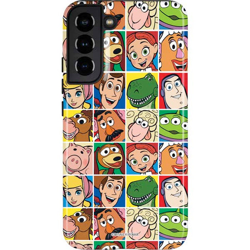 Disney Toy Story Characters Collage faces Galaxy S22 Plus Pro Case