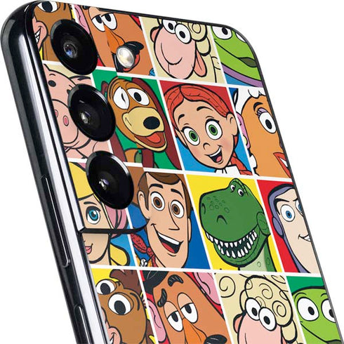 Disney Toy Story Characters Collage faces Galaxy S22 Plus Skin