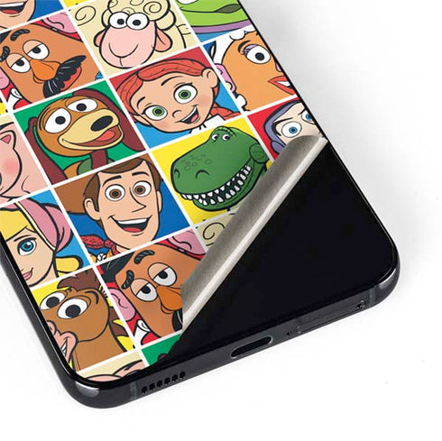 Disney Toy Story Characters Collage faces Galaxy S22 Plus Skin