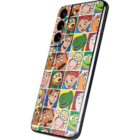 Disney Toy Story Characters Collage faces Galaxy S22 Skin