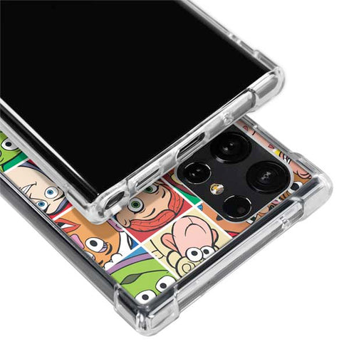 Disney Toy Story Characters Collage faces Galaxy S22 Ultra Clear Case