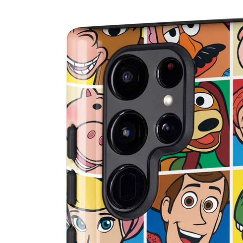 Disney Toy Story Characters Collage faces Galaxy S22 Ultra Pro Case
