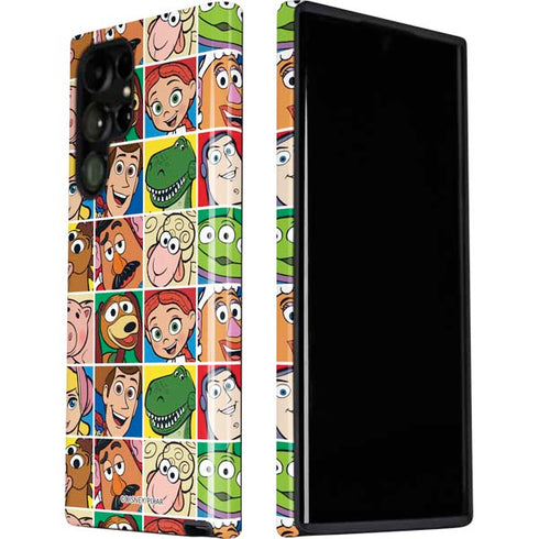Disney Toy Story Characters Collage faces Galaxy S22 Ultra Pro Case