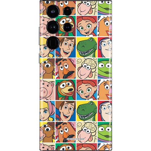 Disney Toy Story Characters Collage faces Galaxy S22 Ultra Skin
