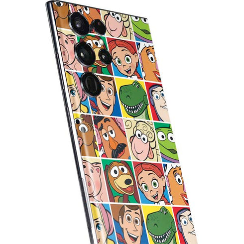 Disney Toy Story Characters Collage faces Galaxy S22 Ultra Skin