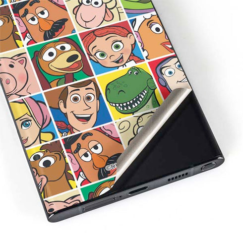 Disney Toy Story Characters Collage faces Galaxy S22 Ultra Skin