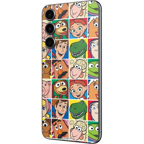 Disney Toy Story Characters Collage faces Galaxy S23 FE Skin