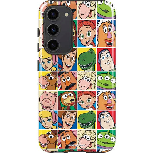 Disney Toy Story Characters Collage faces Galaxy S23 Plus Pro Case