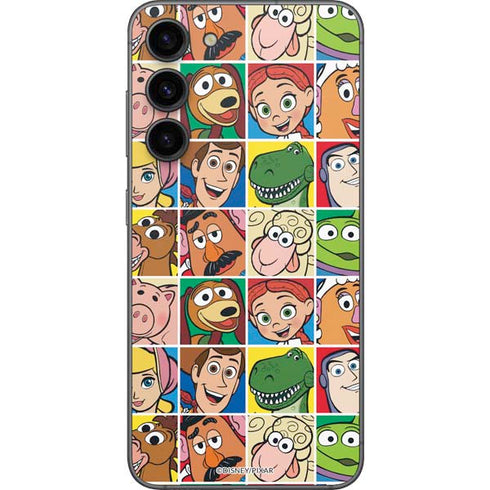 Disney Toy Story Characters Collage faces Galaxy S23 Plus Skin