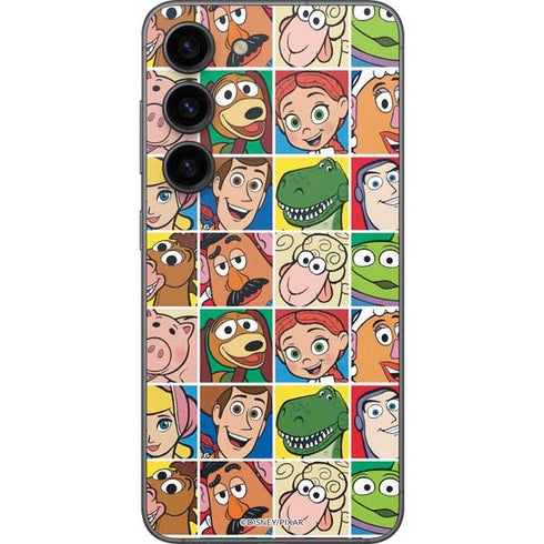 Disney Toy Story Characters Collage faces Galaxy S23 Skin