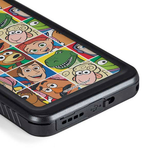Disney Toy Story Characters Collage faces Galaxy S23 Waterproof Case