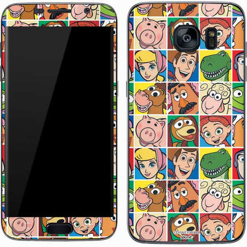 Disney Toy Story Characters Collage faces Galaxy S7 Skin