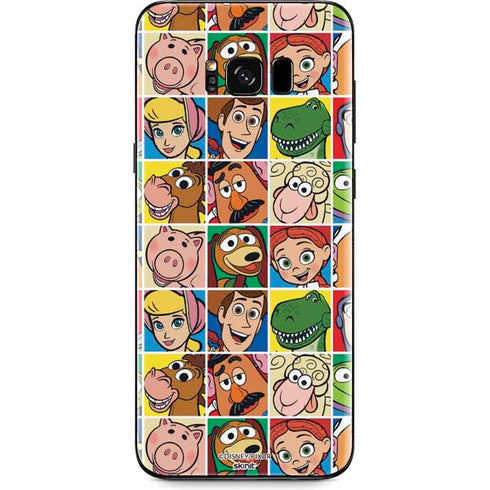 Disney Toy Story Characters Collage faces Galaxy S8 Skin