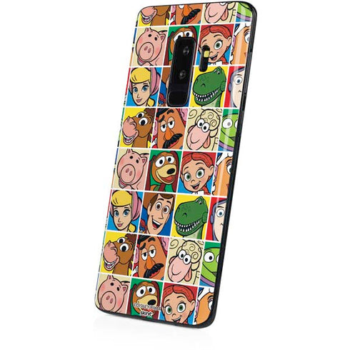 Disney Toy Story Characters Collage faces Galaxy S9 Plus Skin