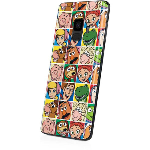 Disney Toy Story Characters Collage faces Galaxy S9 Skin