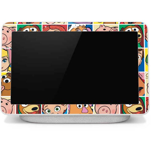 Disney Toy Story Characters Collage faces Google Home Hub Skin