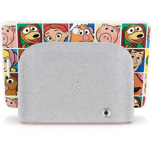 Disney Toy Story Characters Collage faces Google Home Hub Skin