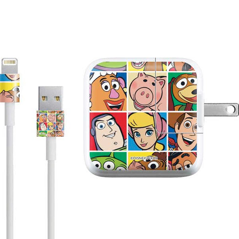 Disney Toy Story Characters Collage faces iPad Charger (10W USB) Skin