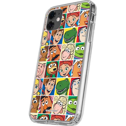 Disney Toy Story Characters Collage faces iPhone 11 Clear Case