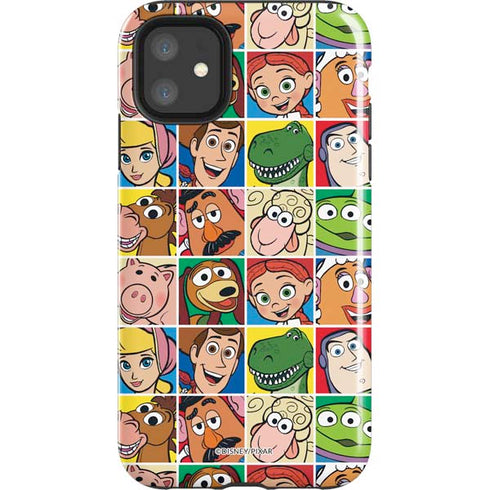 Disney Toy Story Characters Collage faces iPhone 11 Impact Case
