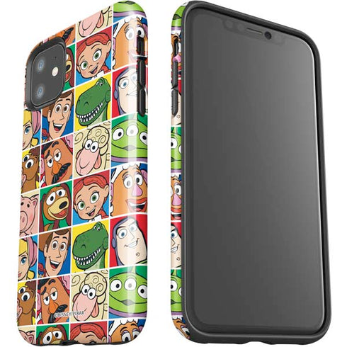 Disney Toy Story Characters Collage faces iPhone 11 Impact Case
