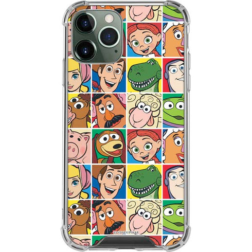 Disney Toy Story Characters Collage faces iPhone 11 Pro Max Clear Case