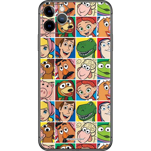 Disney Toy Story Characters Collage faces iPhone 11 Pro Max Skin