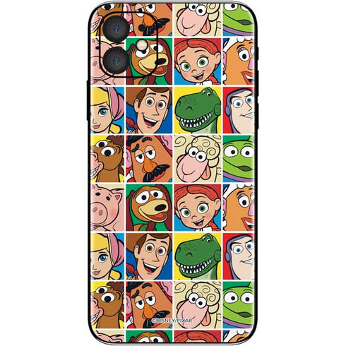 Disney Toy Story Characters Collage faces iPhone 11 Skin