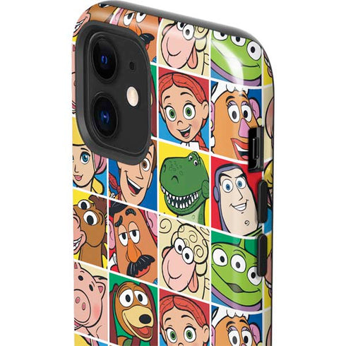 Disney Toy Story Characters Collage faces iPhone 12 Impact Case