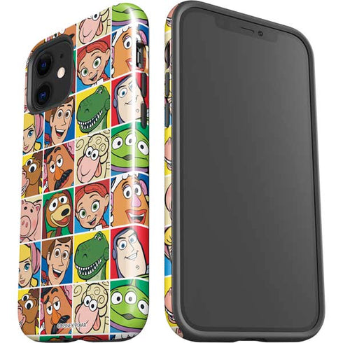Disney Toy Story Characters Collage faces iPhone 12 Impact Case