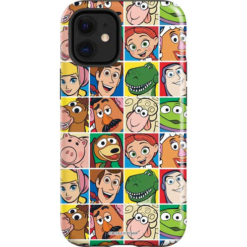 Disney Toy Story Characters Collage faces iPhone 12 Mini Impact Case