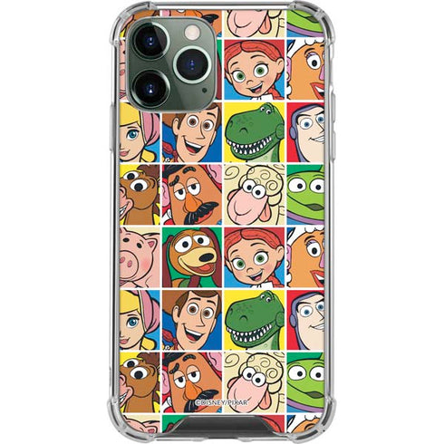 Disney Toy Story Characters Collage faces iPhone 12 Pro Clear Case